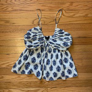 J. Crew Block-Print Camisole